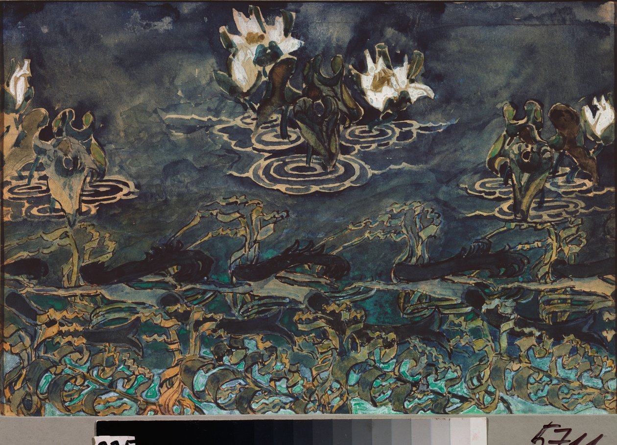 Water Lilies by Mikhail Aleksandrovich Vrubel