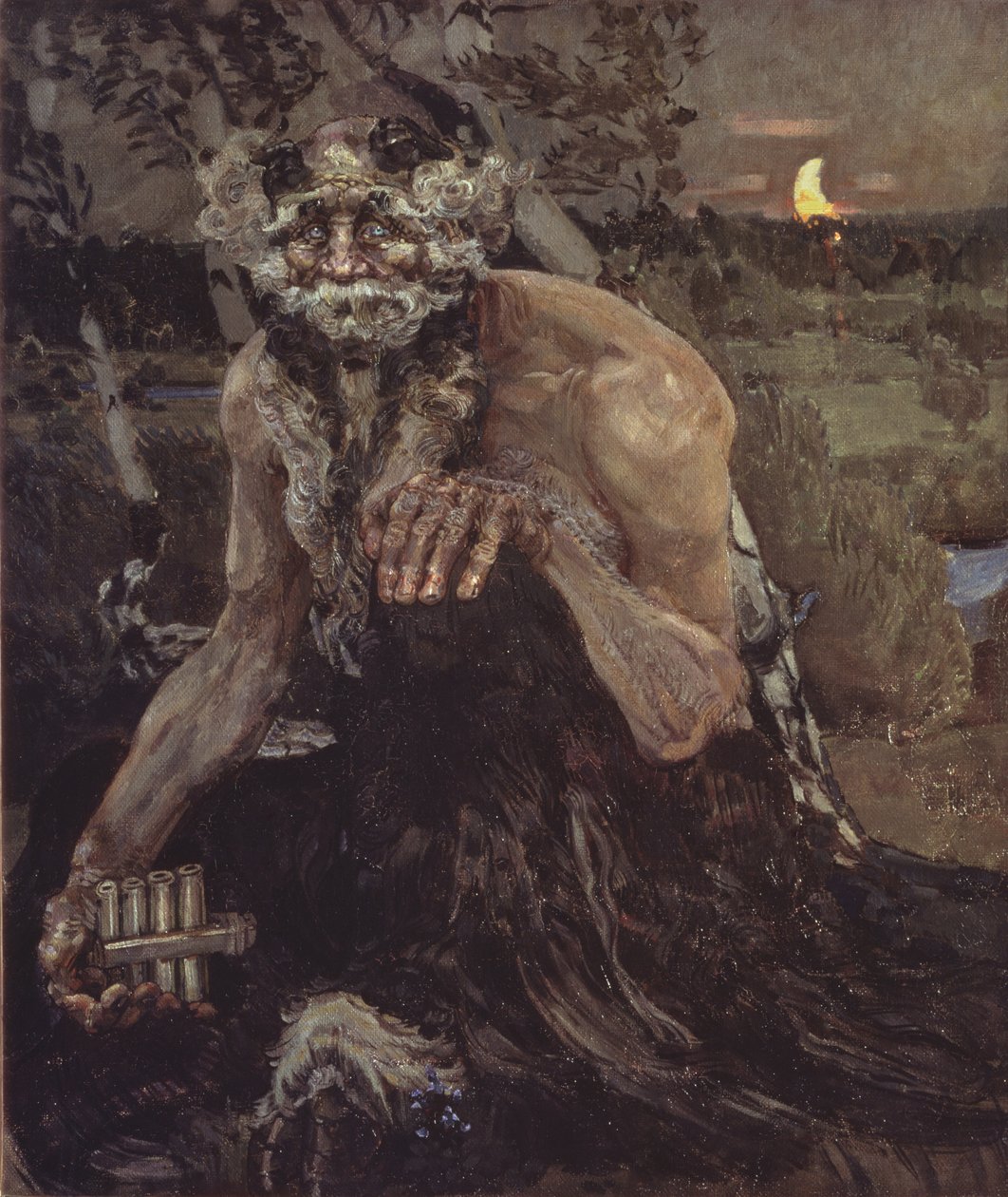 Pan, 1899 by Mikhail Aleksandrovich Vrubel: Fine art print