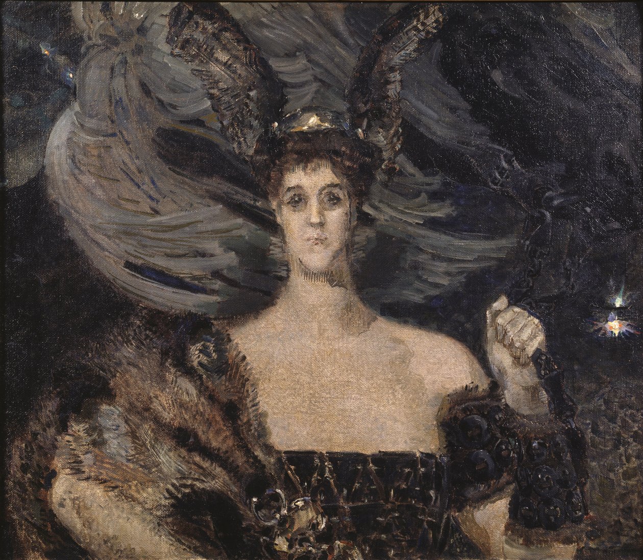The Valkyrie. Portrait of Countess Maria Tenisheva by Mikhail Aleksandrovich Vrubel