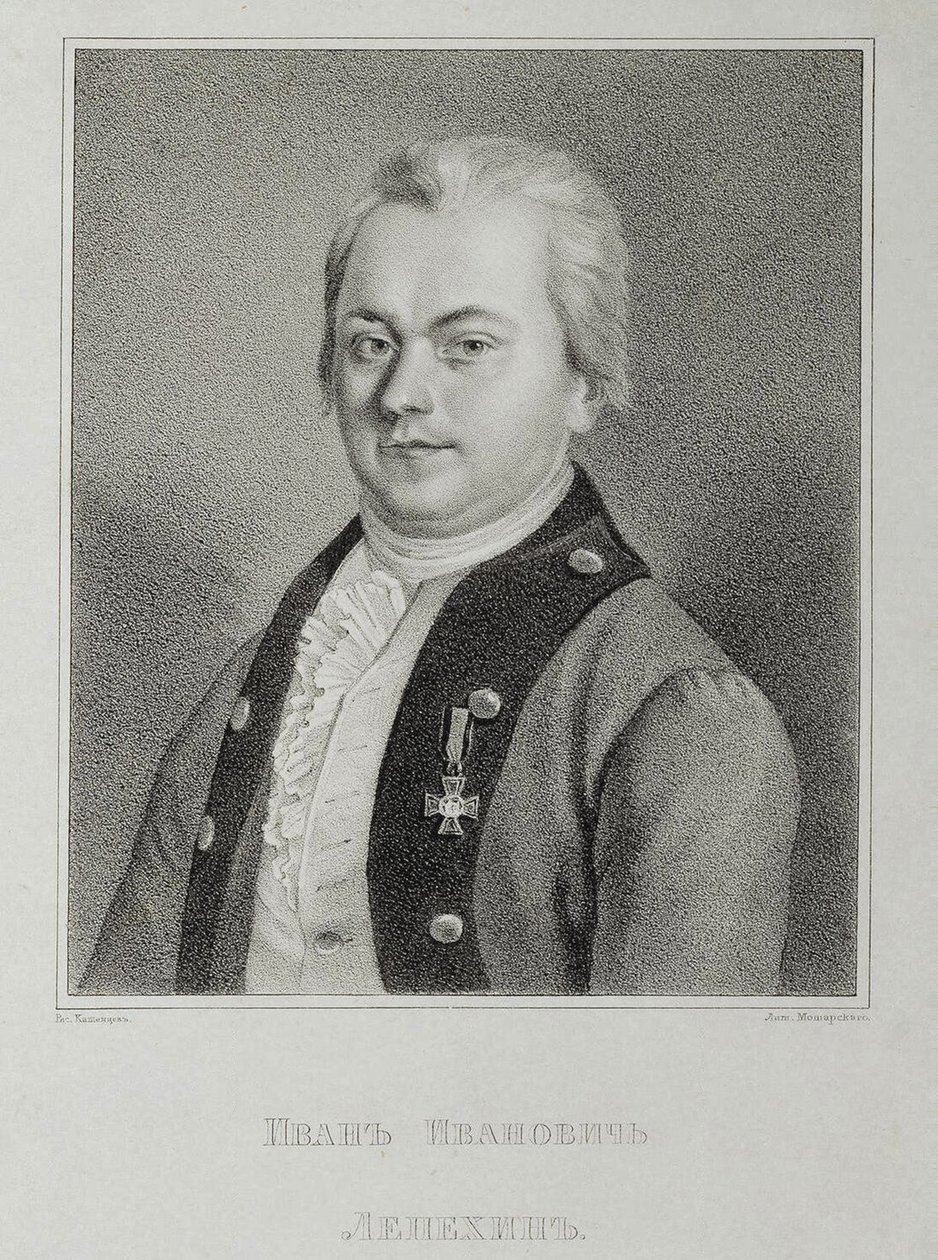 Portrait of Ivan Lepyokhin by Mikhail Andreyevich Kashentsev