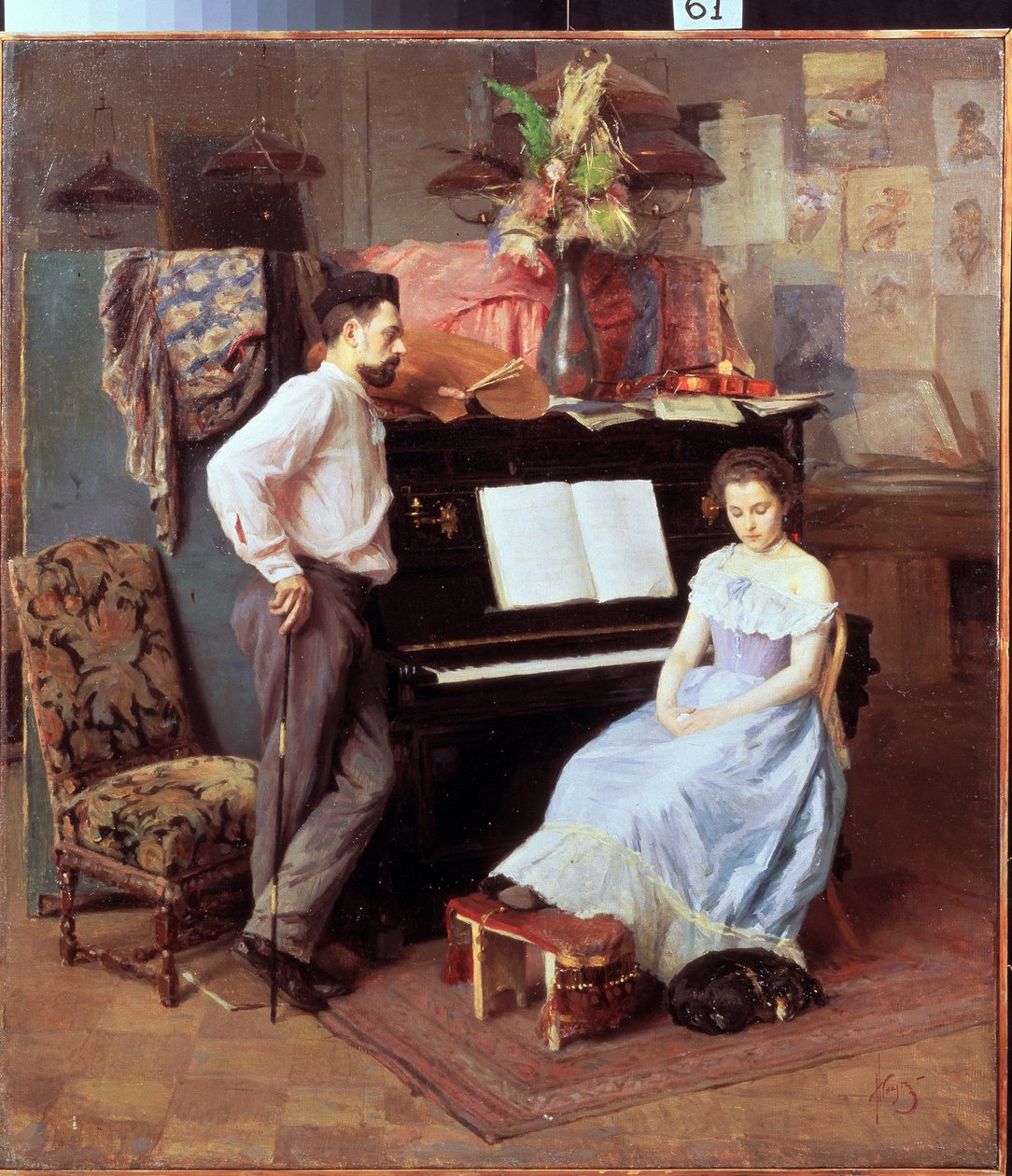 The Artist and His Wife by Mikhail Ignatiev