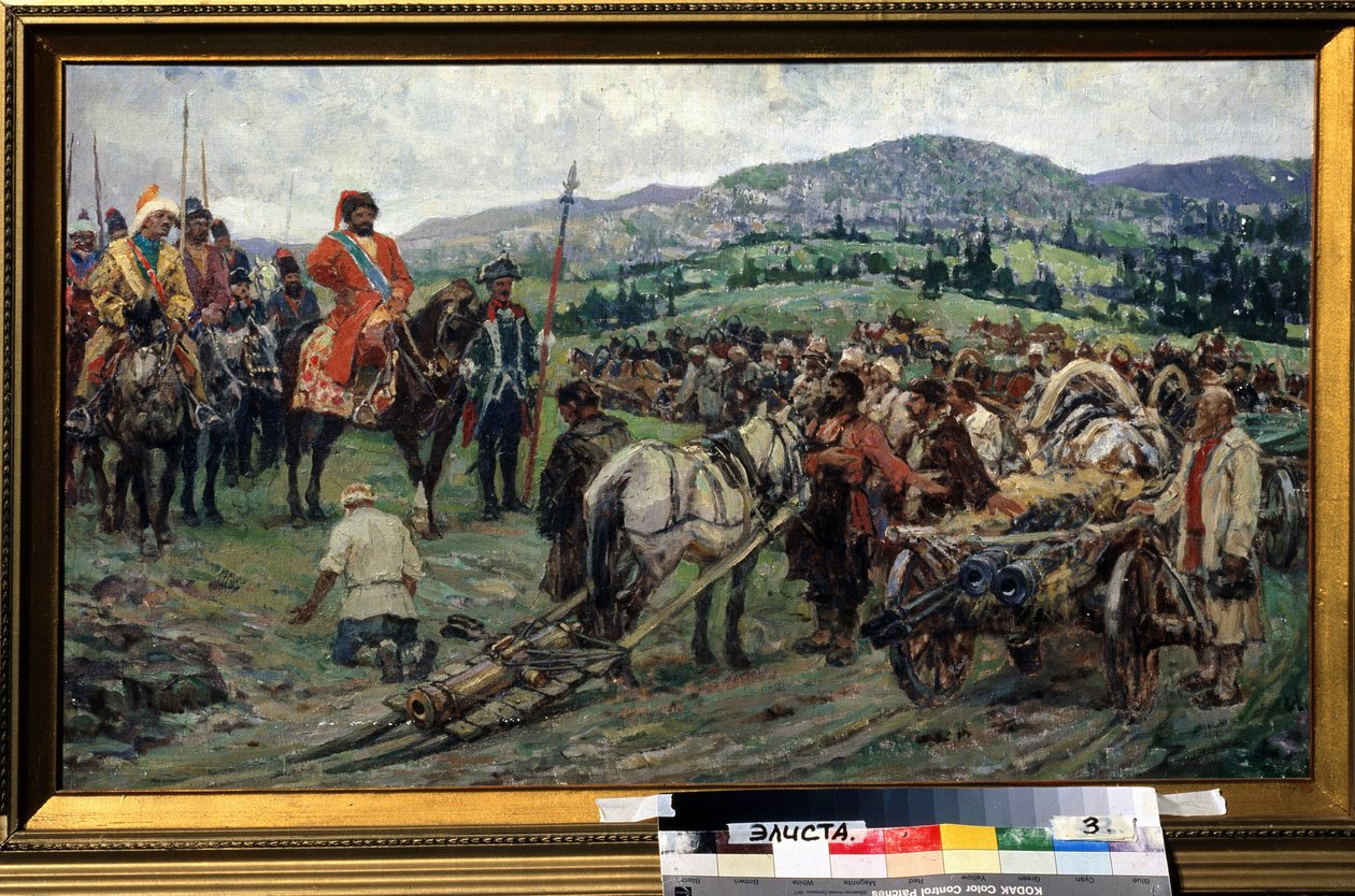 Assistance to the Chief of the Peasant Revolt, Emelian Ivanovitch ...