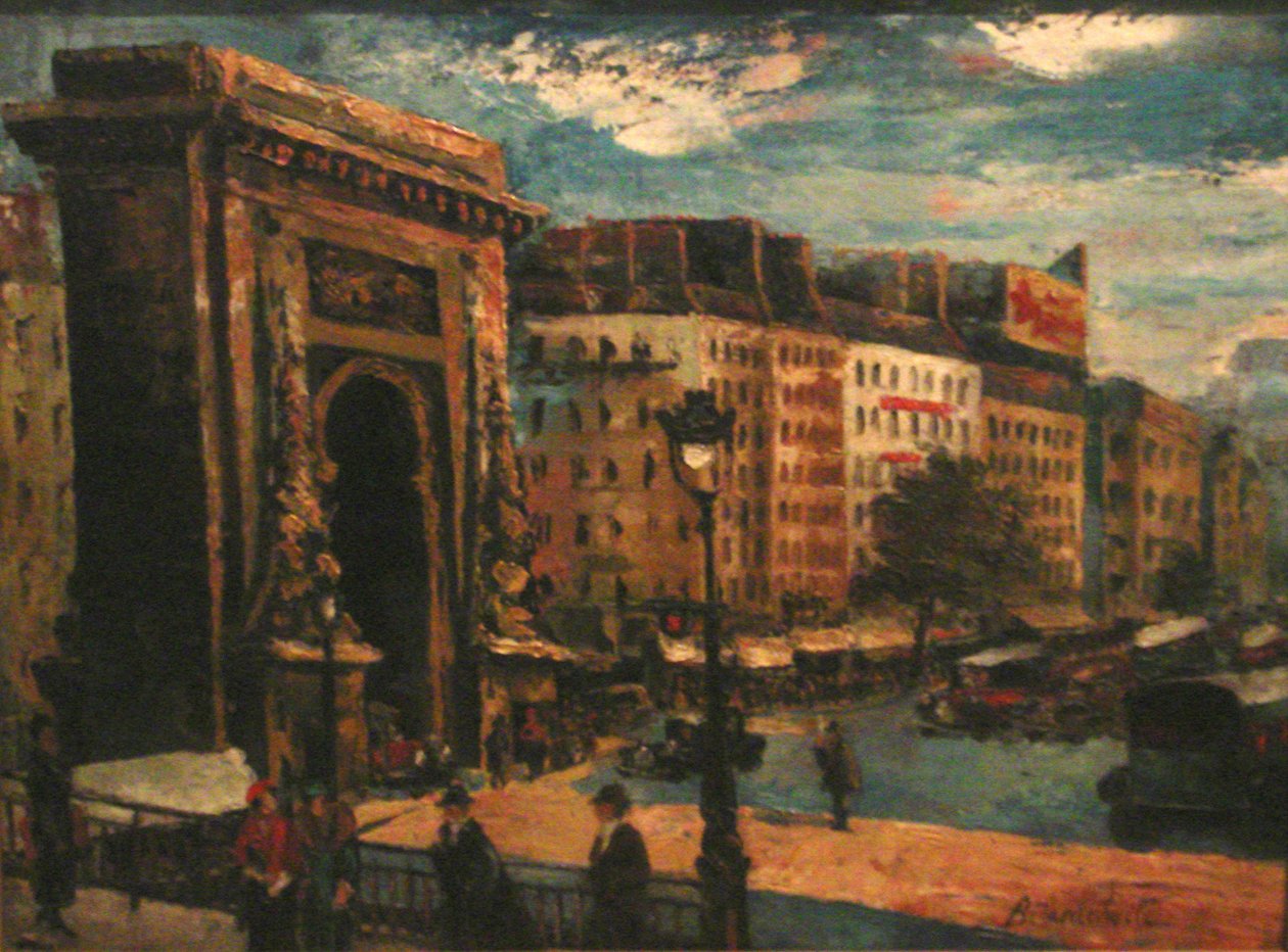 Paris Landscape, Porte Saint-Denis by Mikheil Bilanishvili