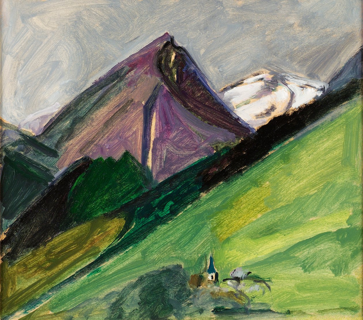 Mountain Church by Mildred Bendall