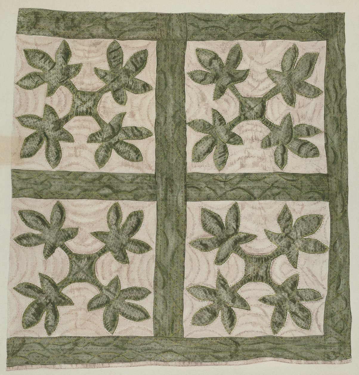 Applique Quilt by Mildred E. Bent