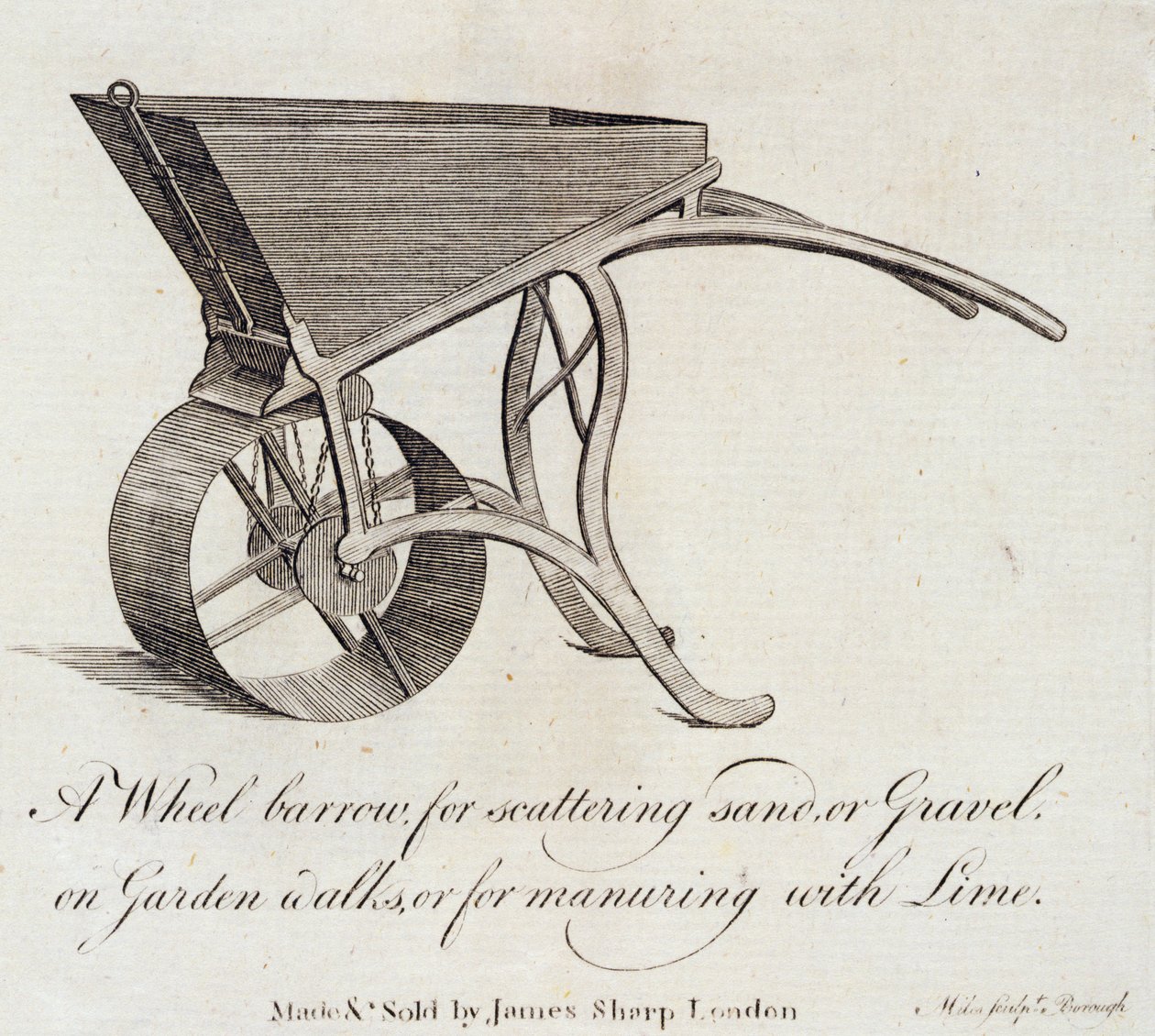Wheelbarrow, 1773 by Miles