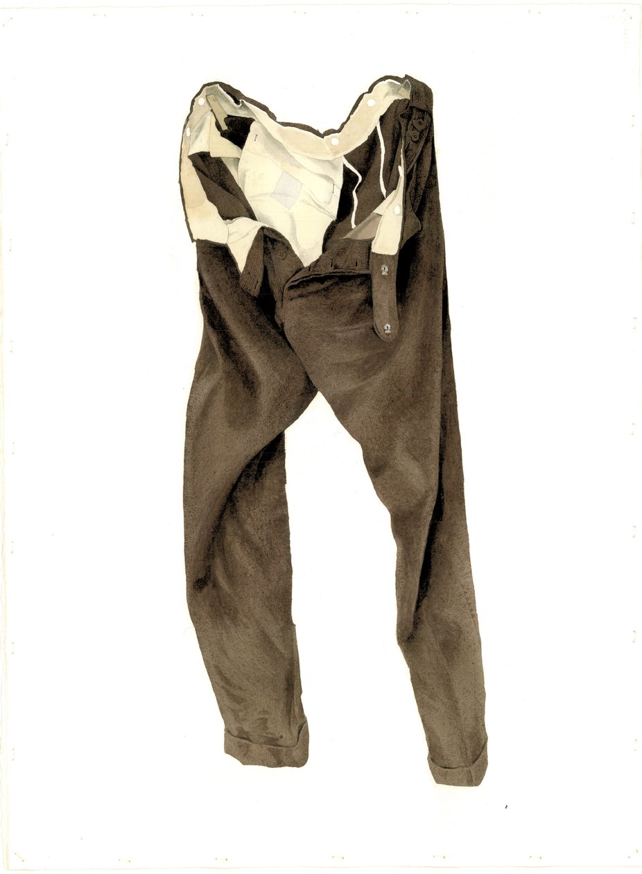 Brown Corduroy Trousers (Michael), 2003 by Miles Contemporary Artist Thistlethwaite