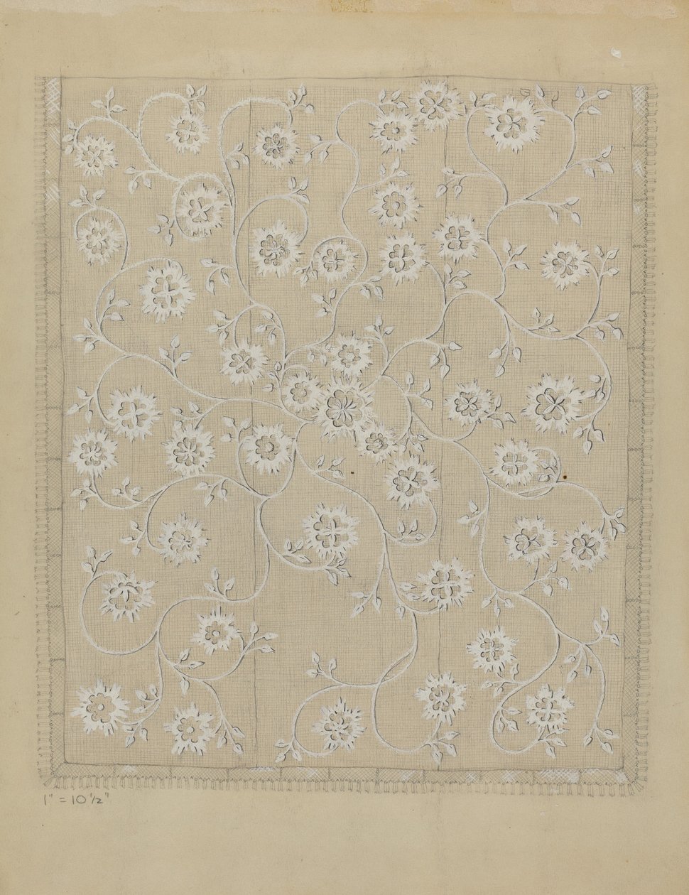 Bedspread by Millia Davenport