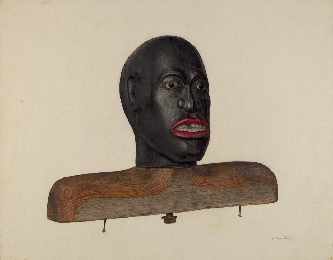 Head of a Black Person by Mina Lowry