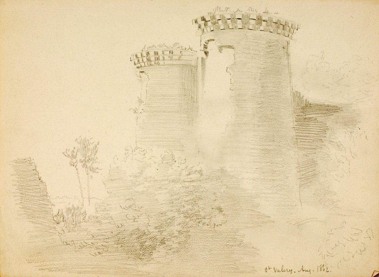 Castle, St. Valery by Miner Kilbourne Kellogg