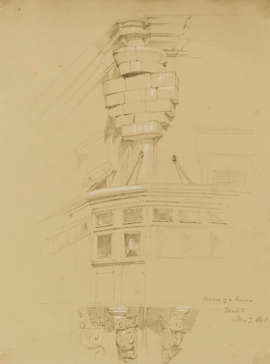 Corner of House--Malta by Miner Kilbourne Kellogg