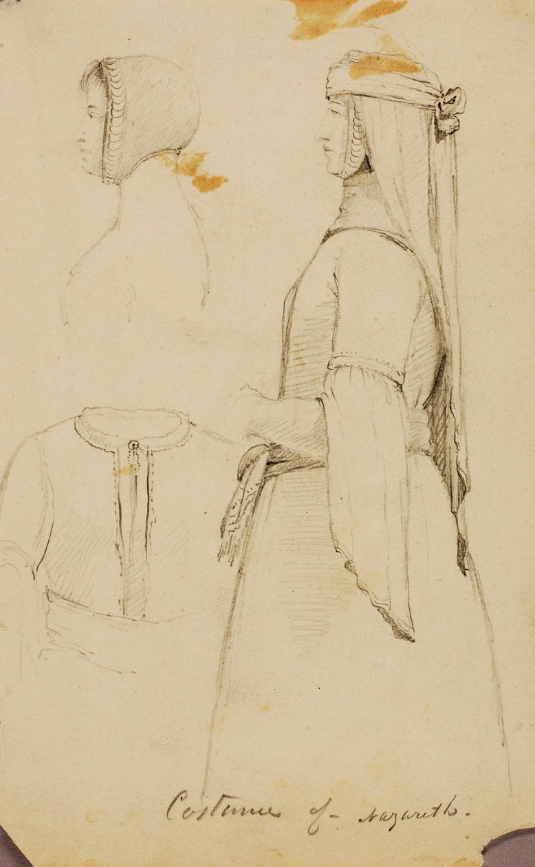 Costume of Nazareth, Israel by Miner Kilbourne Kellogg