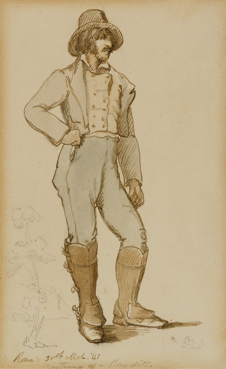 Costume of a Bandit, Rome by Miner Kilbourne Kellogg