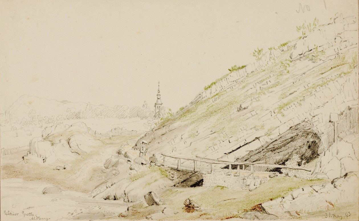 Exterior Grotto, Aldberg by Miner Kilbourne Kellogg