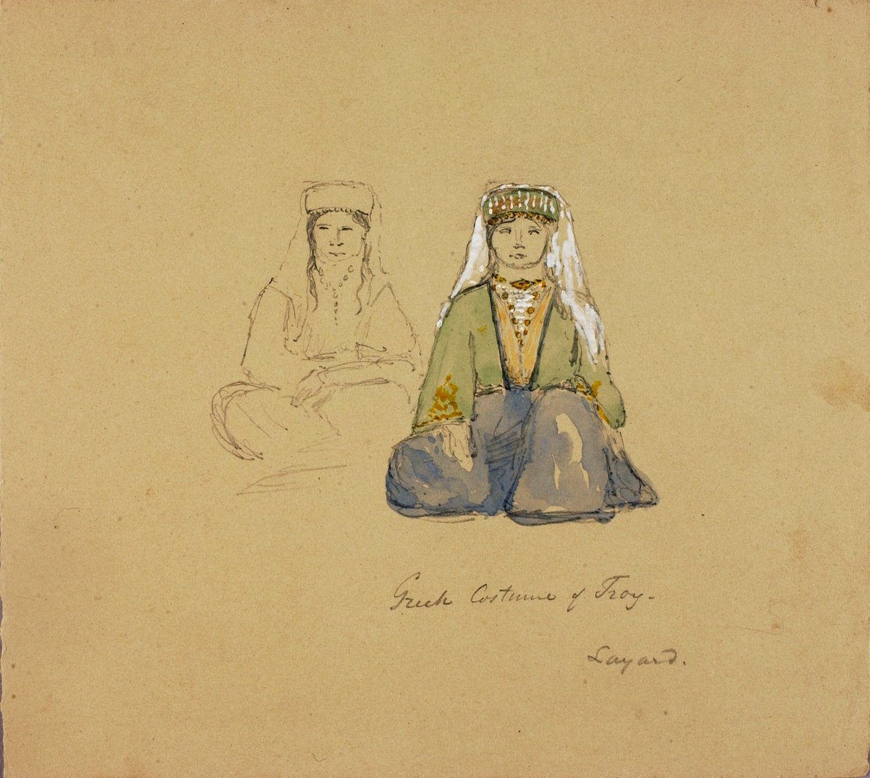 Greek Costume of Troy by Miner Kilbourne Kellogg