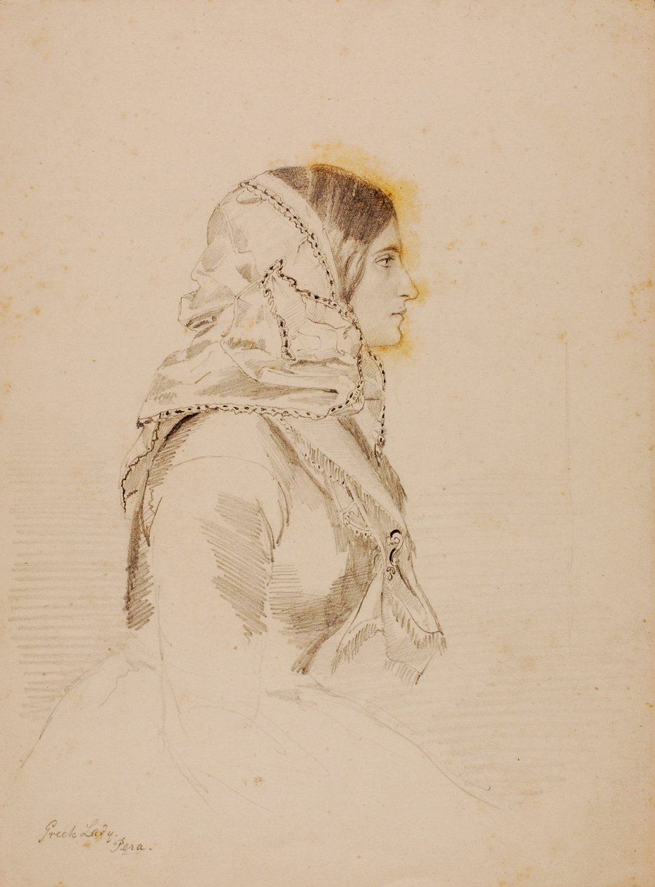 Greek Lady, Pera by Miner Kilbourne Kellogg