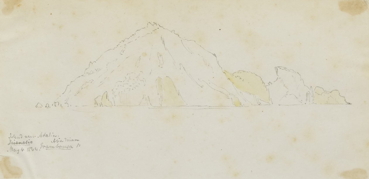 Island near Adalia by Miner Kilbourne Kellogg