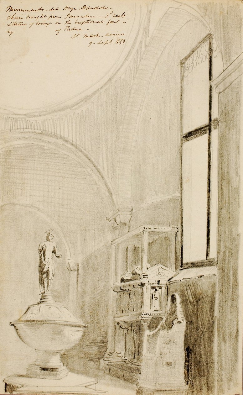 Monument to Doge Dandolo, Venice by Miner Kilbourne Kellogg