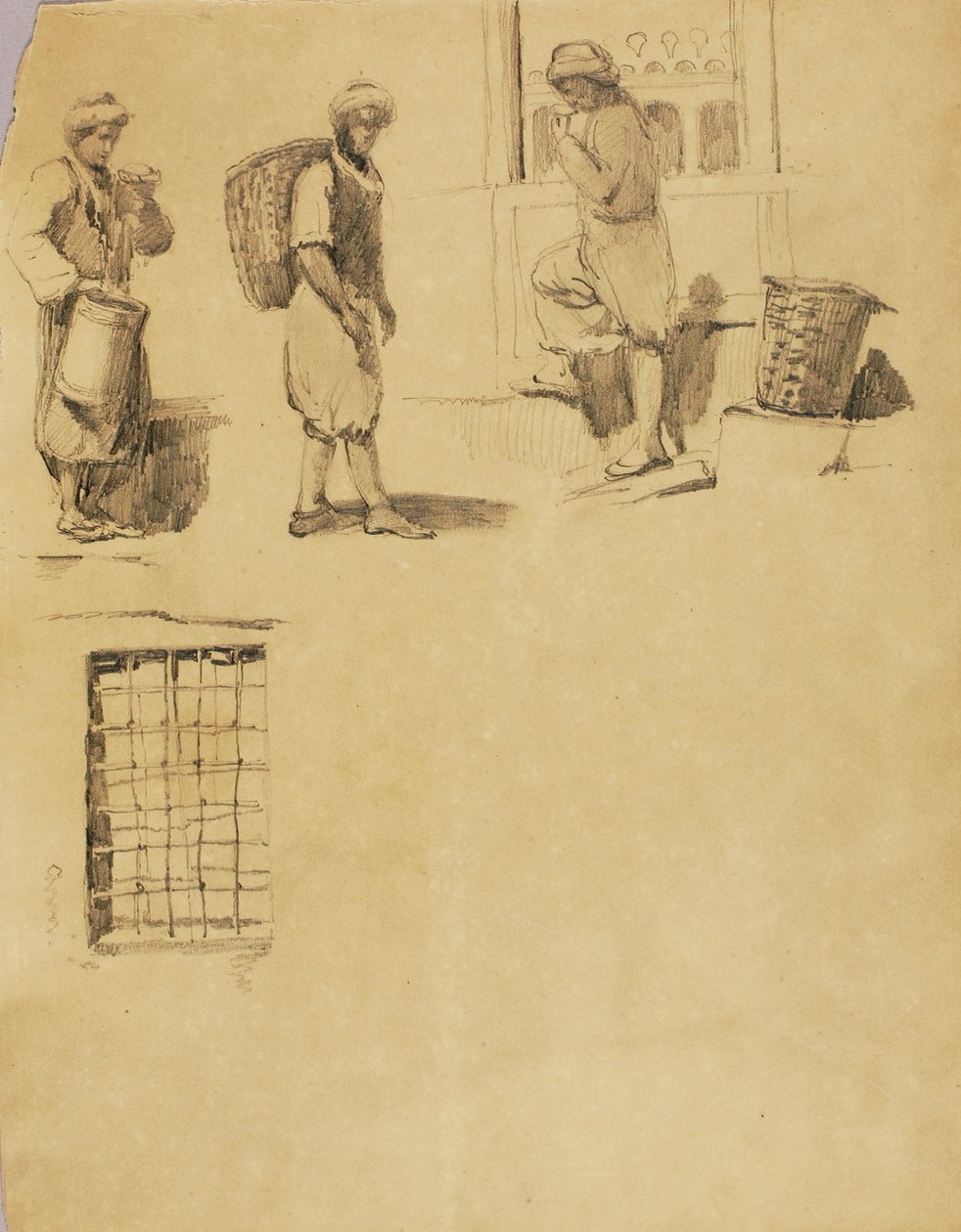 Peasant Figures by Miner Kilbourne Kellogg