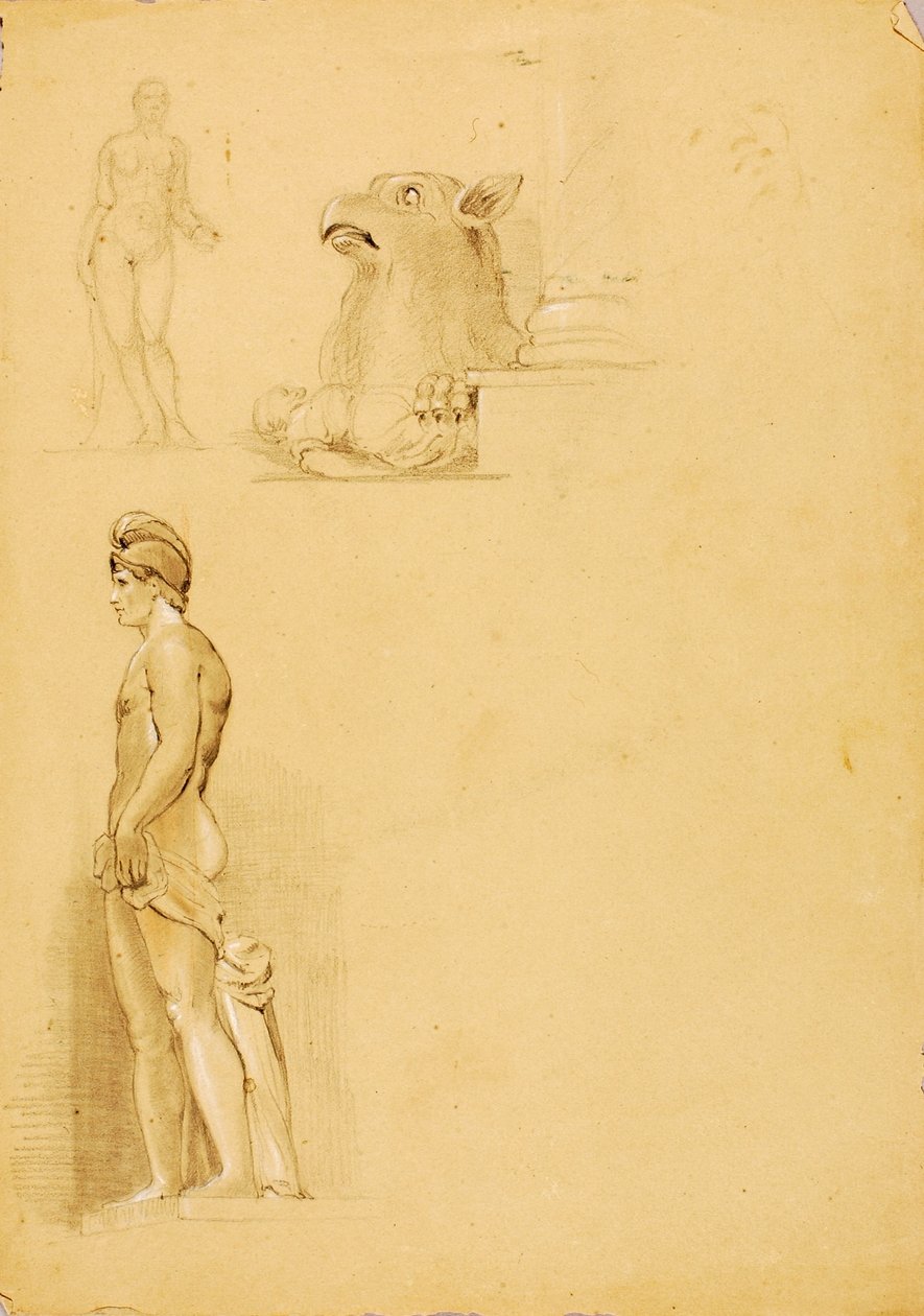 Studies of Sculante by Miner Kilbourne Kellogg
