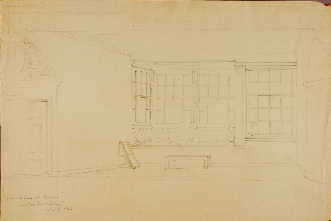 Turkish House at Brusa, British Consulate by Miner Kilbourne Kellogg