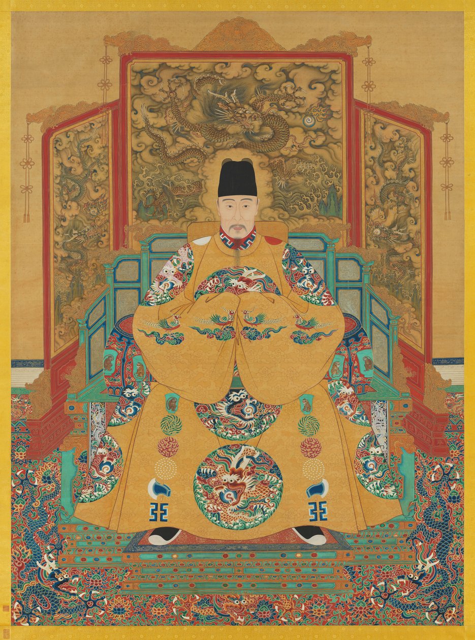 Emperor Jiajing by Ming Dynasty Chinese School