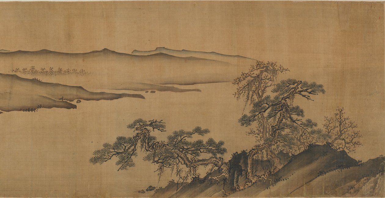Hills Along a River, 16th-17th century by Ming Dynasty Chinese School