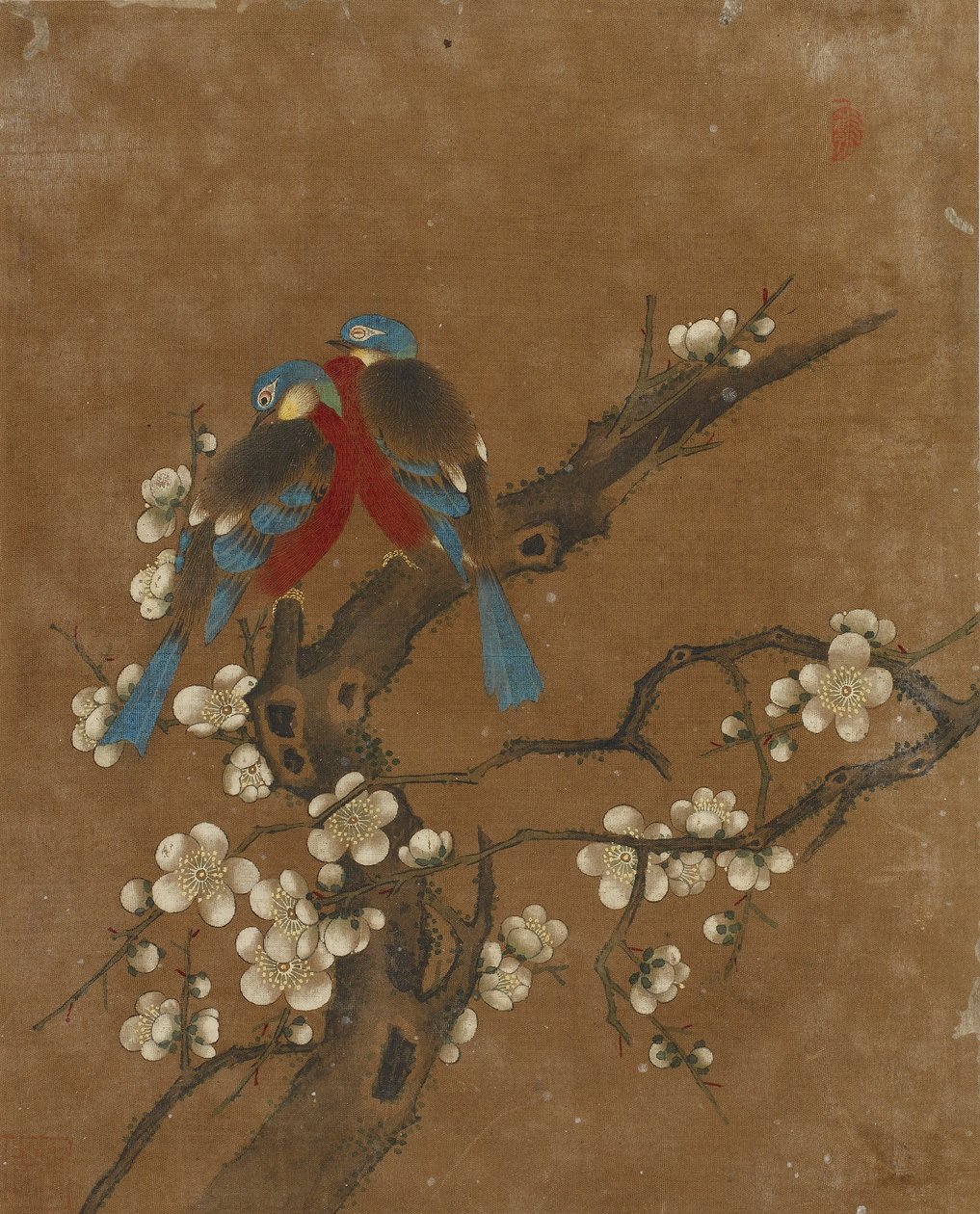 Ten pictures of birds and flowers by Ming Dynasty Chinese School