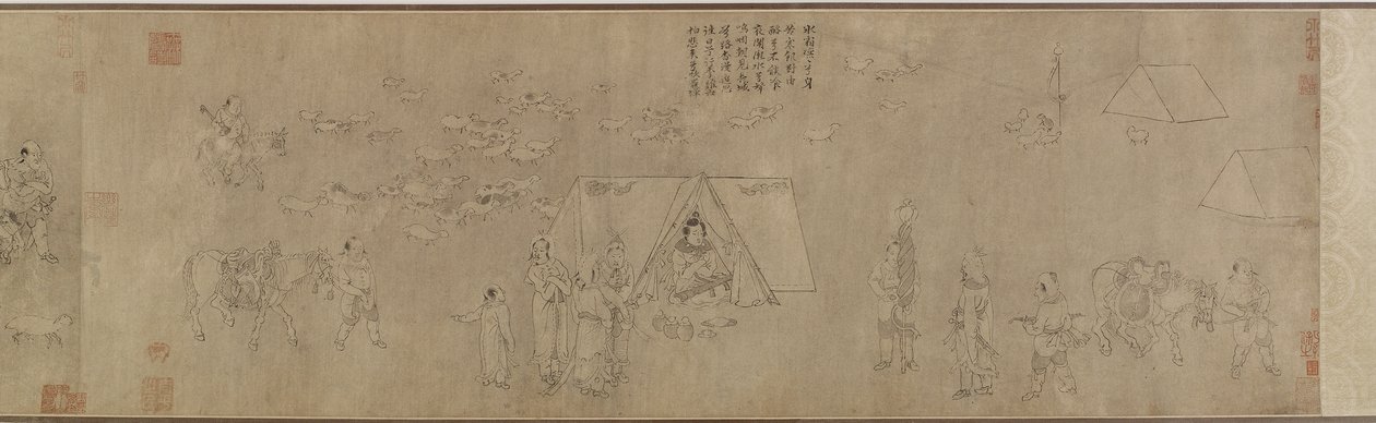 The Captivity of Cai Wenji by Ming Dynasty Chinese School