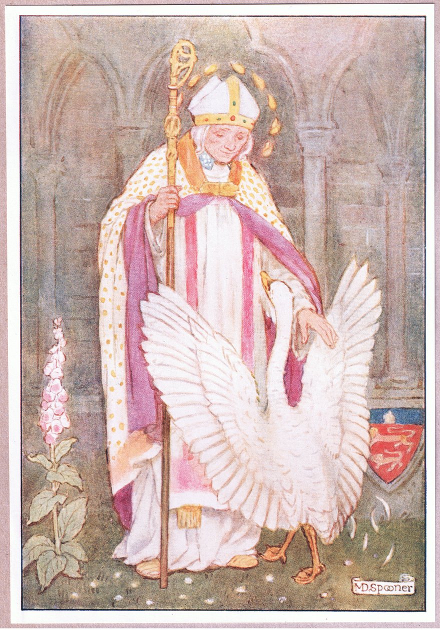 St Hugh and the White Swan by Minnie Didbin Spooner