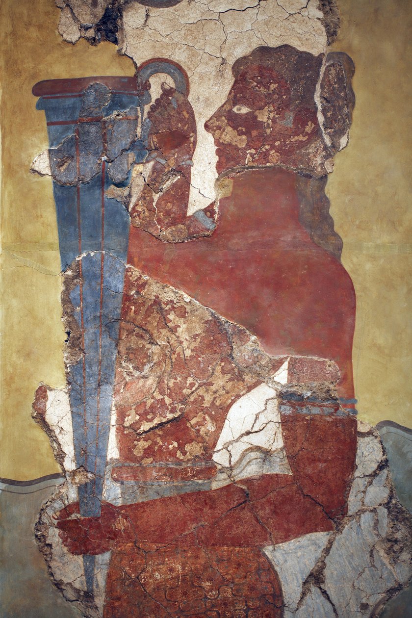 Minoan Art, The Cup-Bearer by Minoan