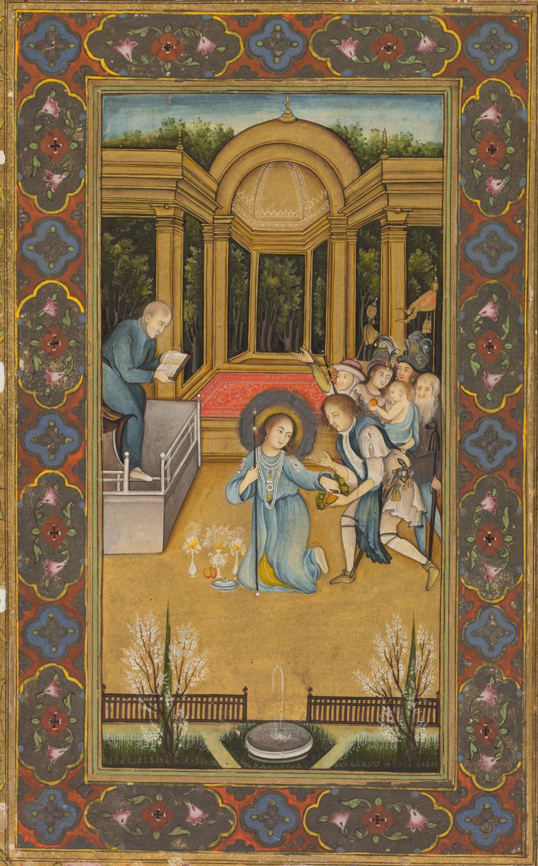Jesus Among the Doctors in the Temple by Mir Kalan Khan