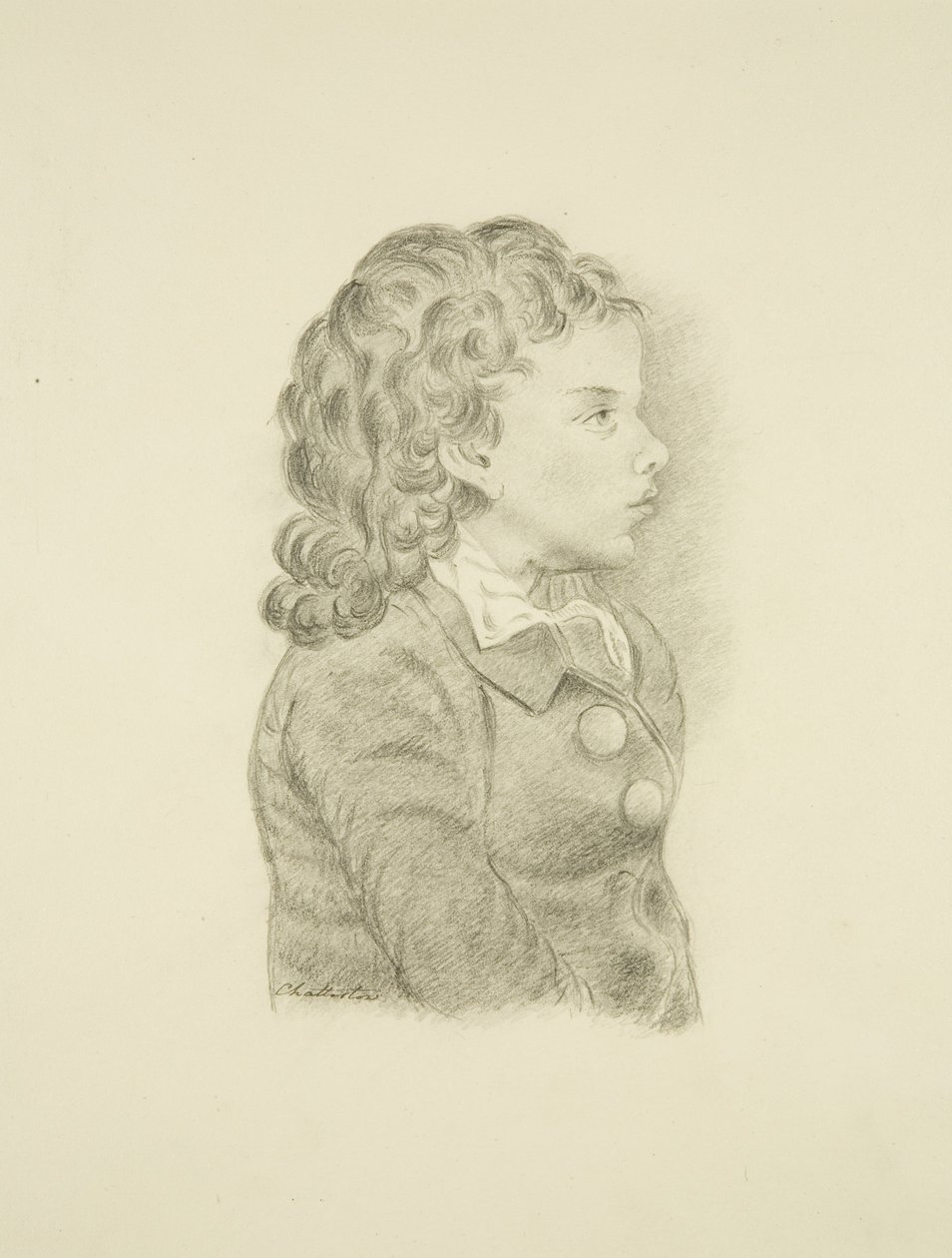 Supposed Portrait of Chatterton by Miss Livett
