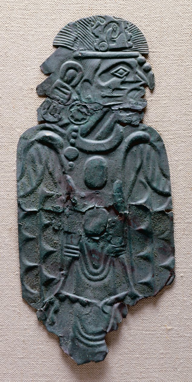 Wulfing Plate by Mississippian culture