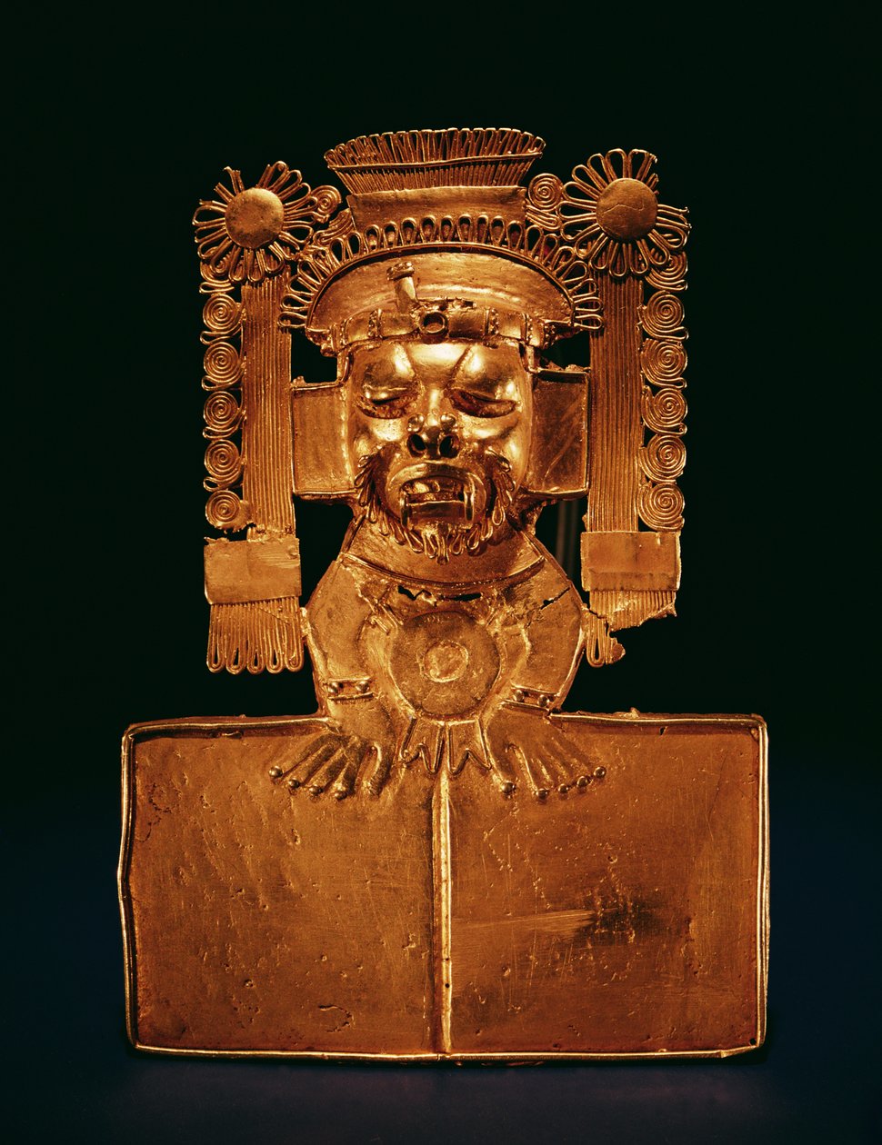 Pectoral of the god Xipe Totec by Mixtec