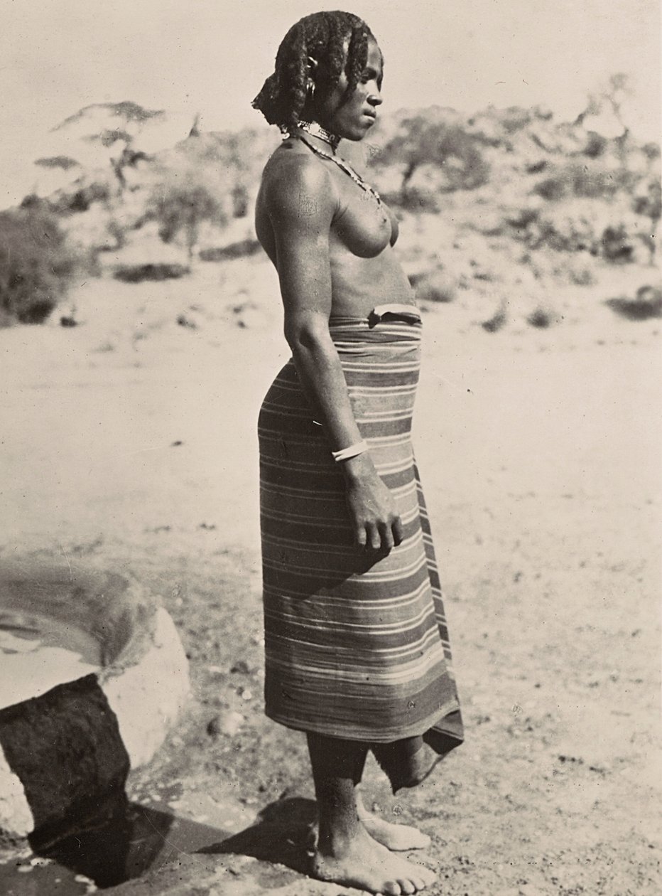 Building an Empire in the Fascist age: a Cunama woman, 1936 by Modestino Baldinetti