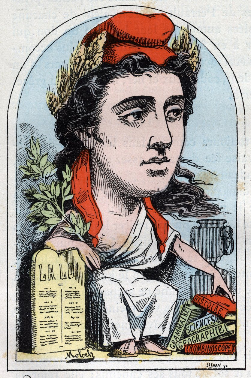 Allegory of the Republic (Marianne) in 