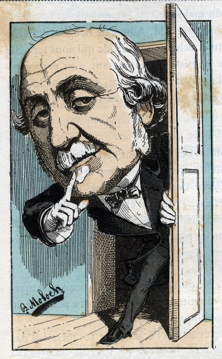 Portrait of Albert, Duke of Broglie (1821-1901), French historian and politician in 
