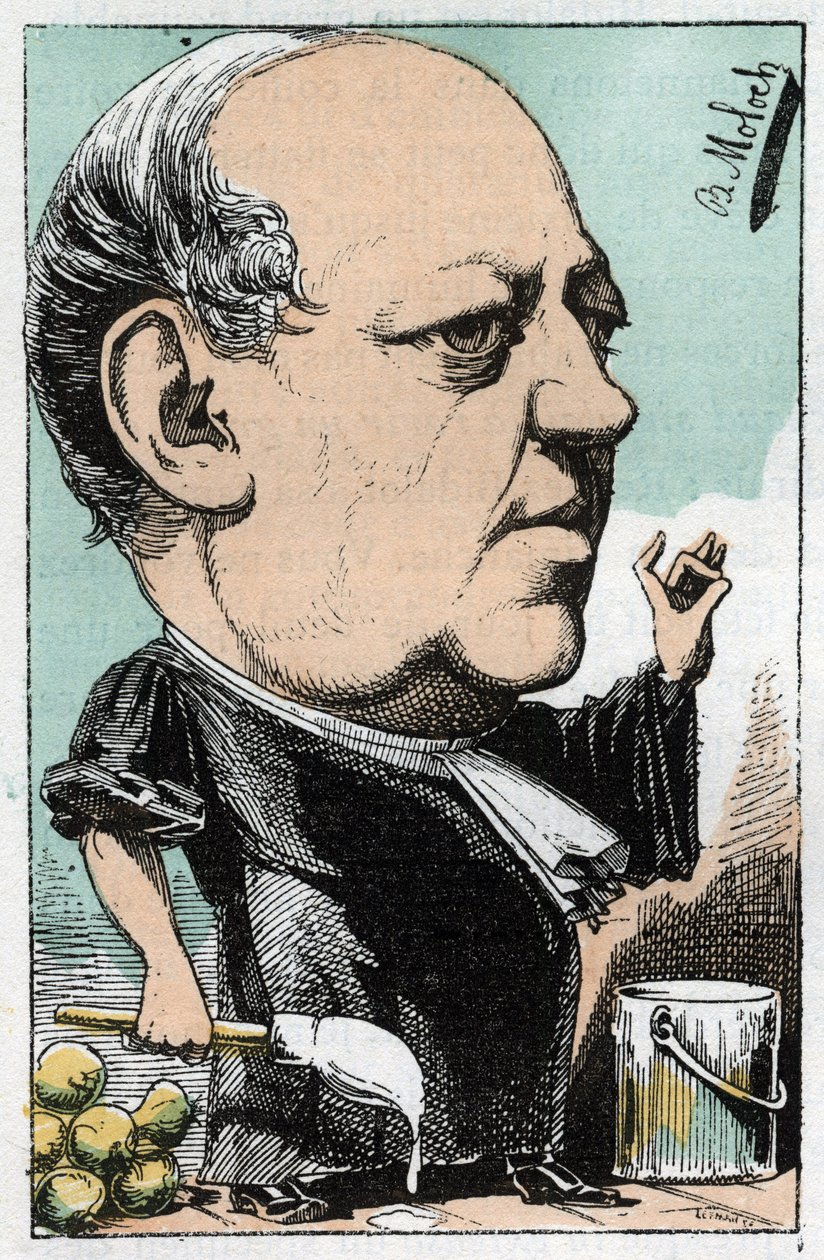 Portrait of Maitre Charles Lachaud (1817-1882), French lawyer by Moloch