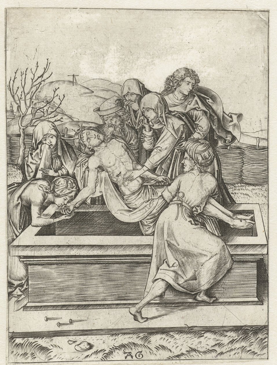 Entombment (Passion Story) by Monogrammist AG