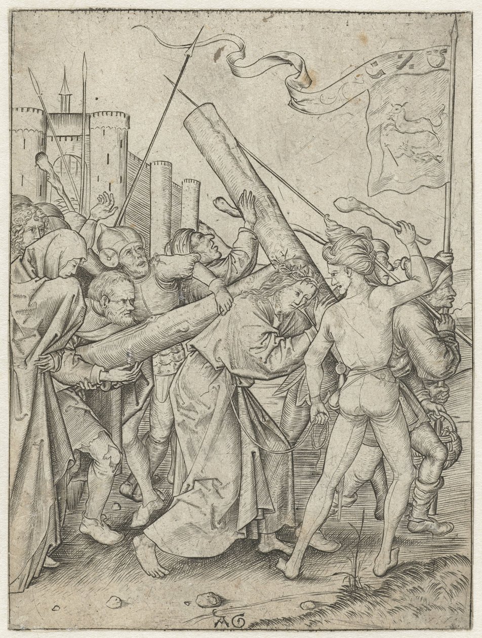 Carrying the Cross by Monogrammist AG