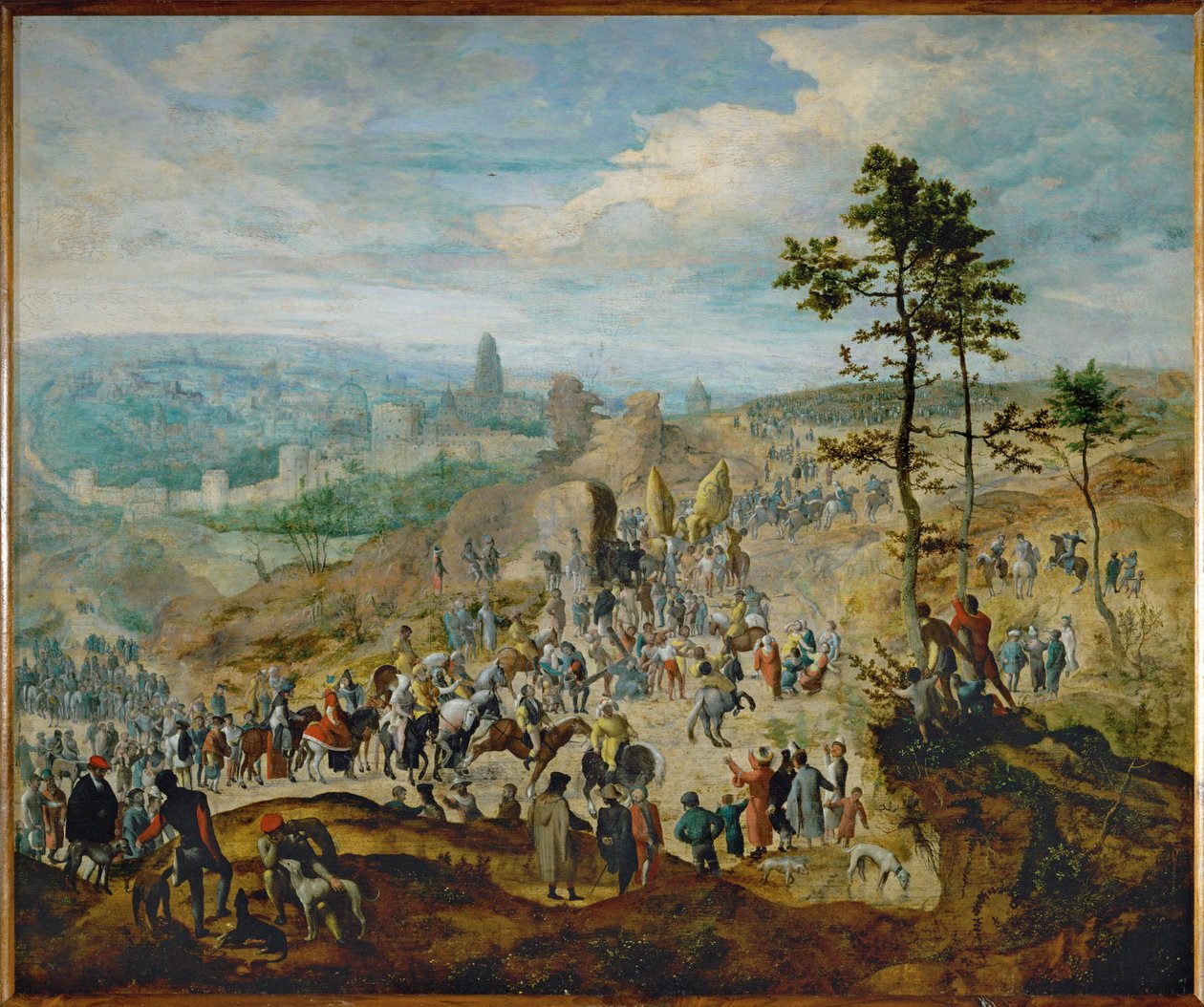 Ascent to Calvary by Monogrammist Brunswick