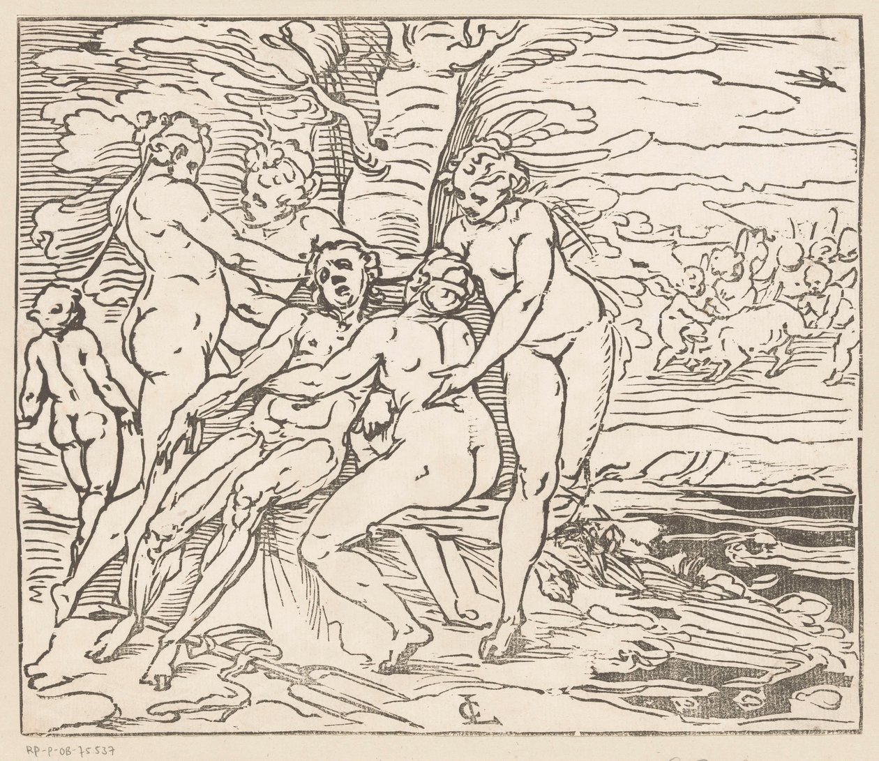 Venus Mourns the Death of Adonis by Monogrammist GGN (attributed to)
