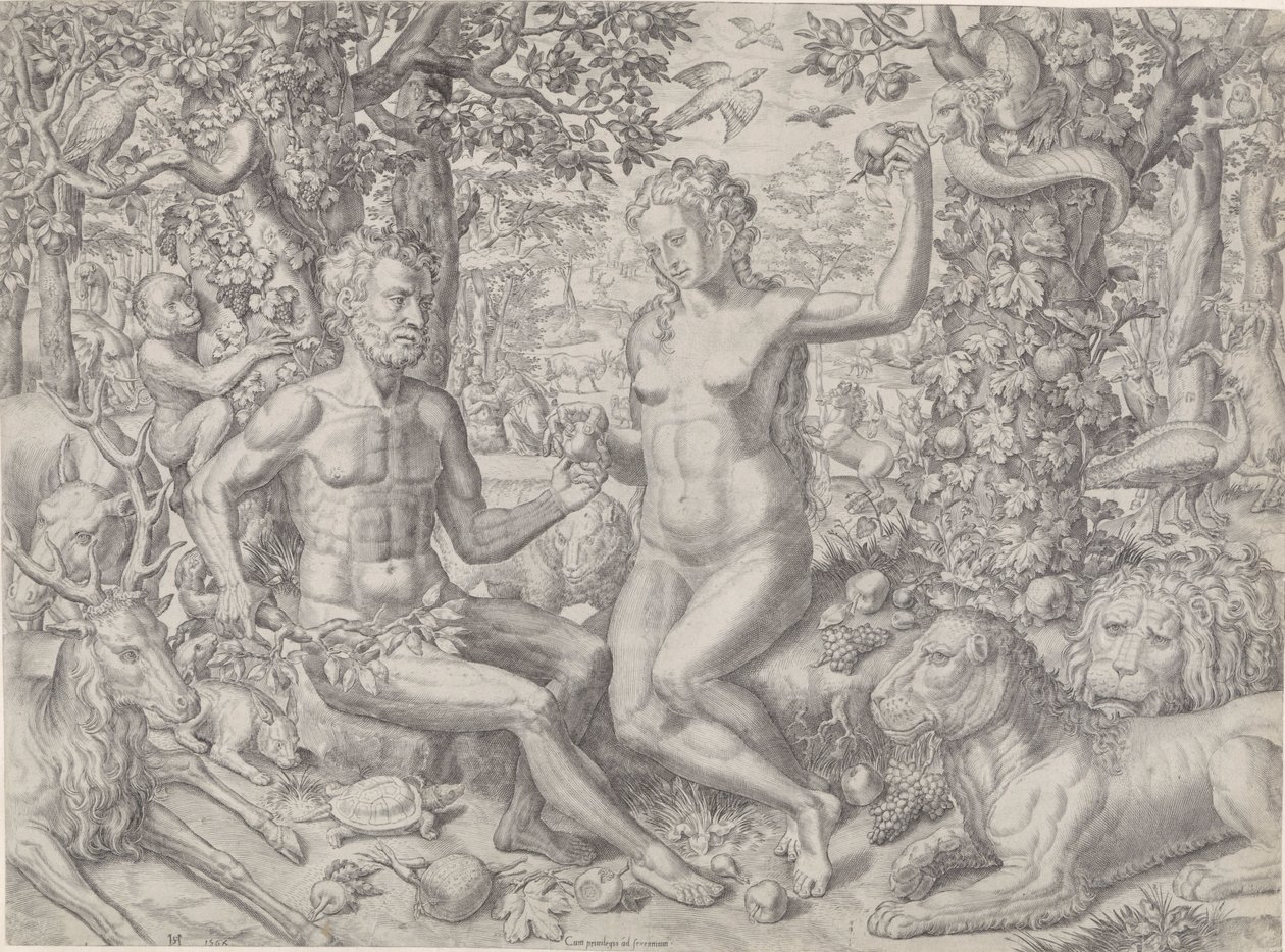The Fall of Man by Monogrammist HS (Duitsland)
