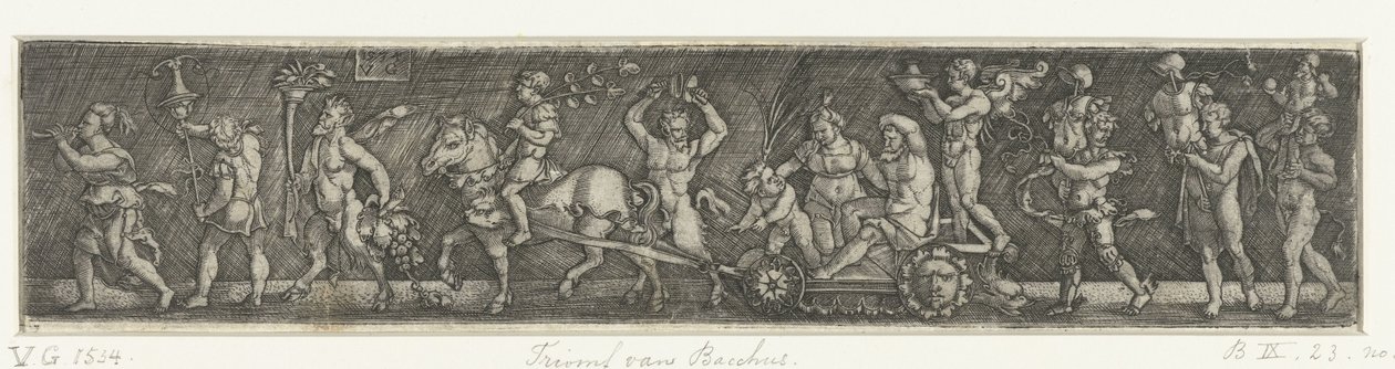Triumph of Bacchus by Monogrammist VG