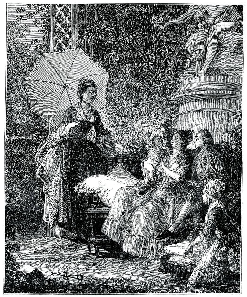 The Delight Of Motherhood by Moreau