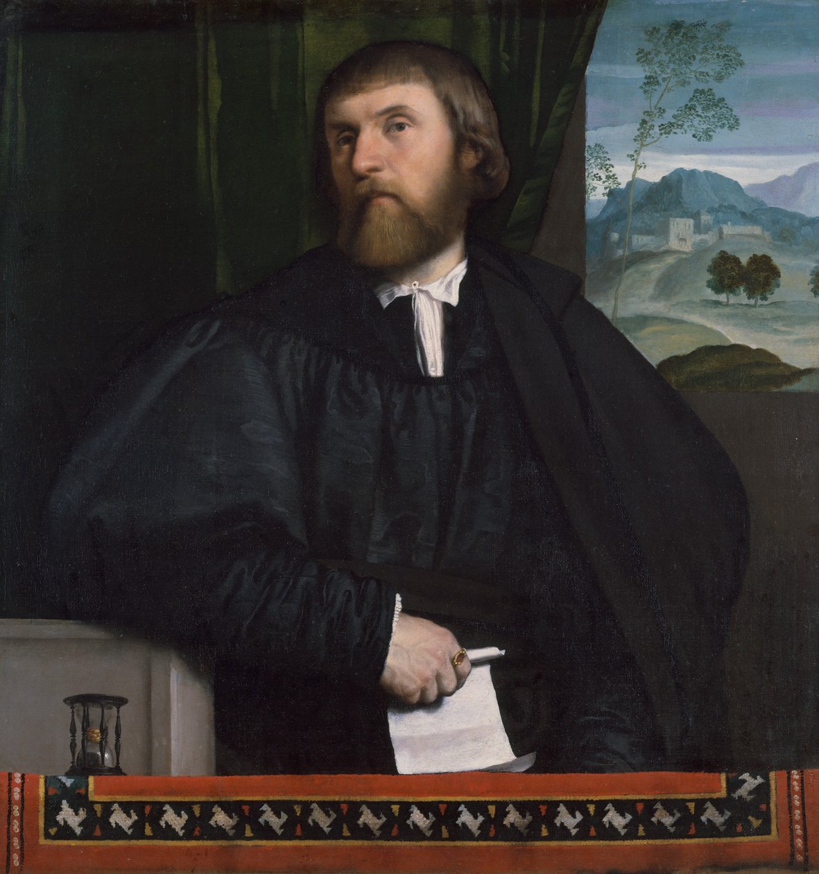 Portrait of a Man by Moretto da Brescia