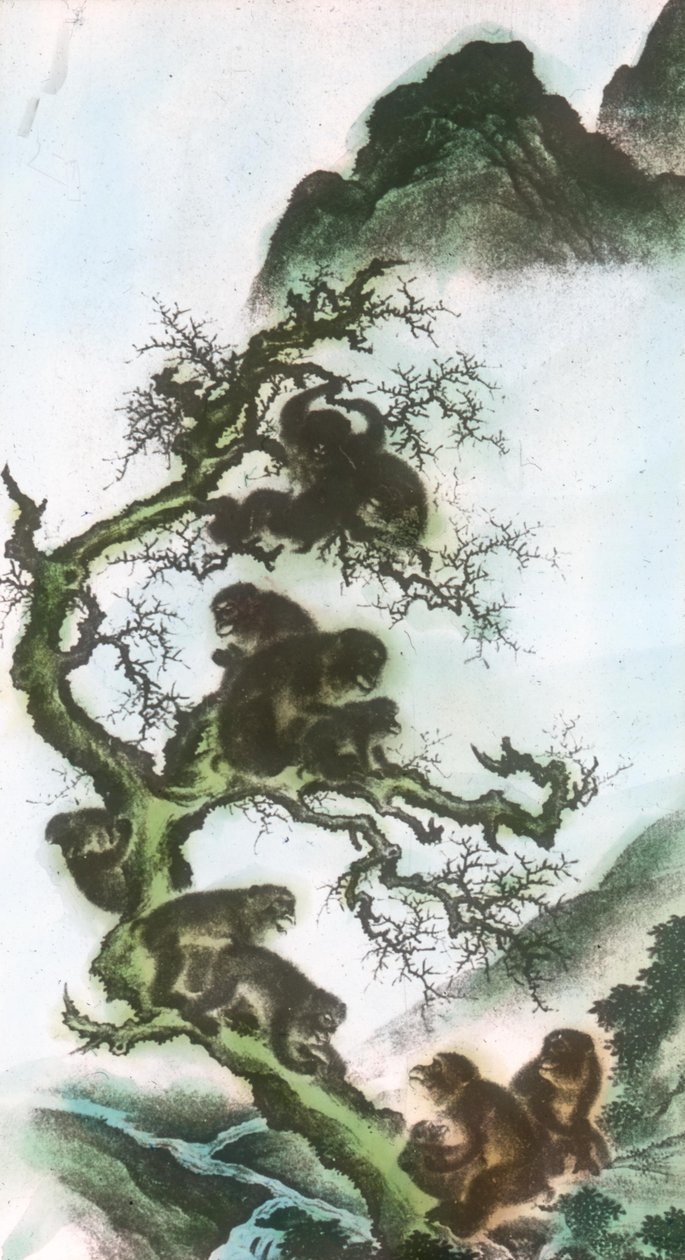 Monkeys on a Limb by Mori Sosen