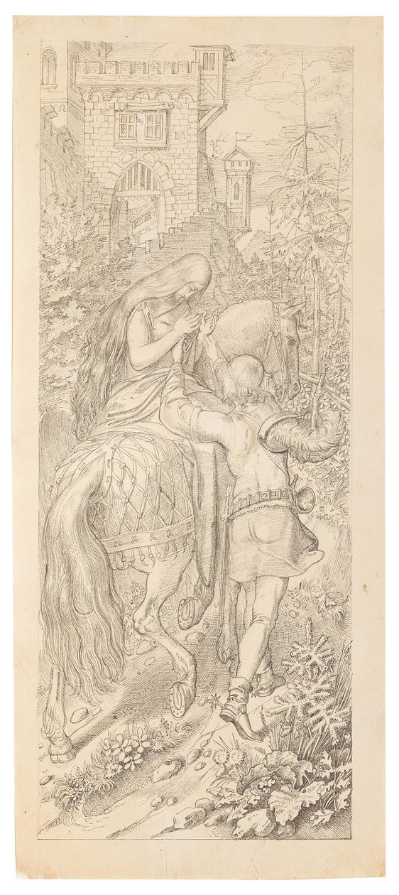 A scene from the fairy tale The seven Ravens and their faithful Sister, 1830-1831 by Moritz Ludwig von Schwind