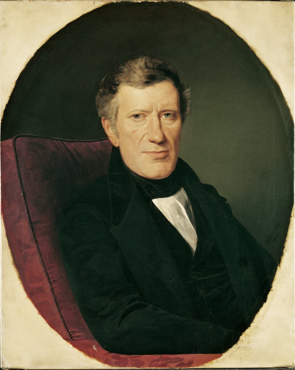 Franz Grillparzer, Most Famous Austrian Dramatist by Moritz Michael Daffinger